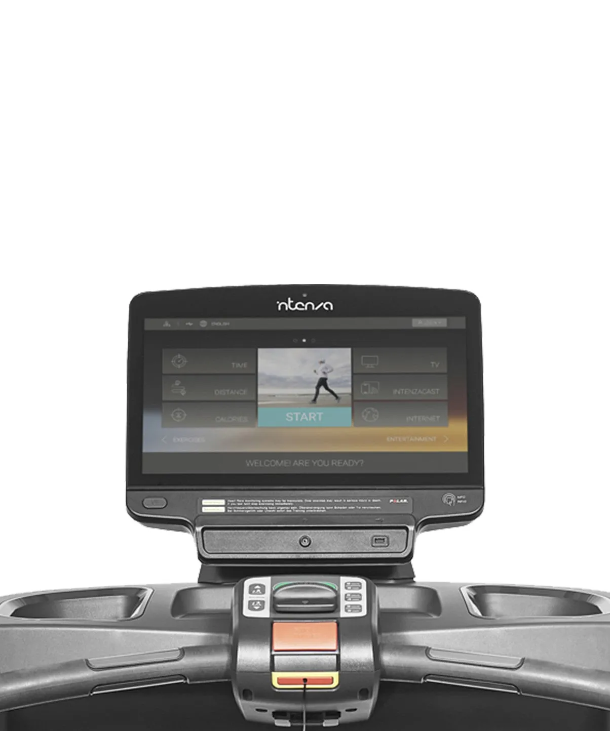 550Te2  Entertainment Series Treadmill Orbit Fitness