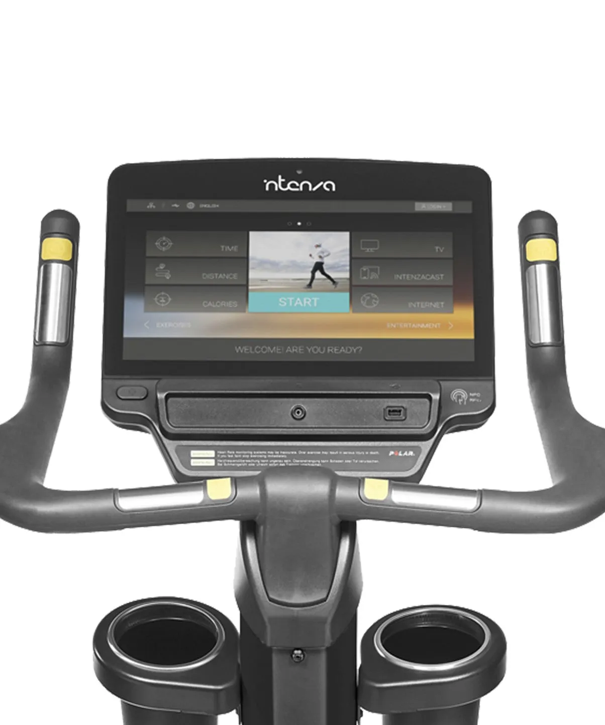 550UBe2  Entertainment Series Upright Exercise Bike Orbit Fitness