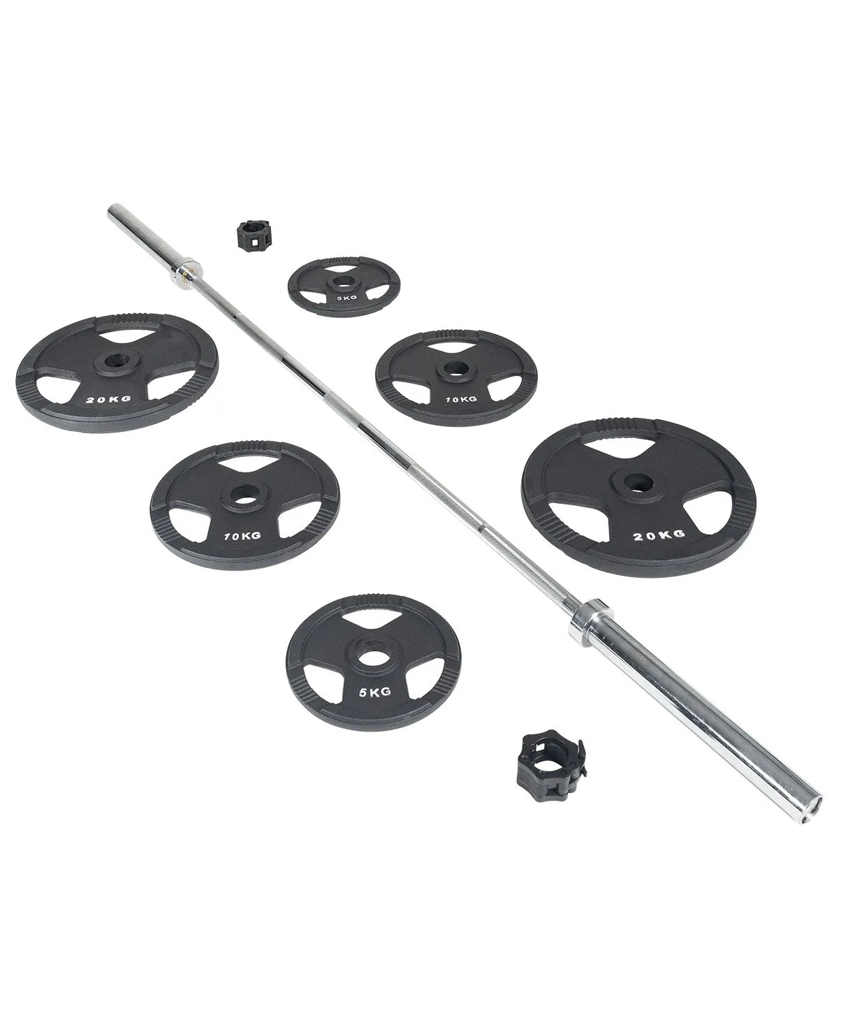 70kg Olympic Weight Package Deal - Cast Iron Orbit Fitness