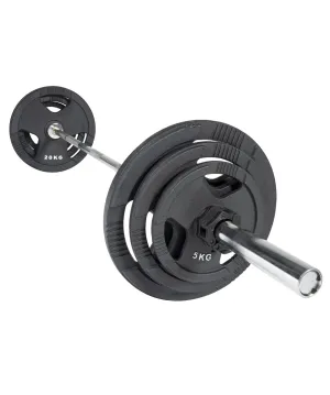 70kg Olympic Weight Package Deal - Cast Iron Orbit Fitness