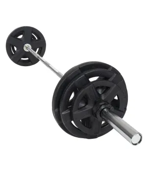 70kg Olympic Weight Package Deal - Rubber Coated Orbit Fitness