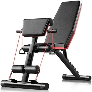 Adjustable Weight Bench 4 in 1 for Full Body Workout at Home or Gym Marshal Fitness