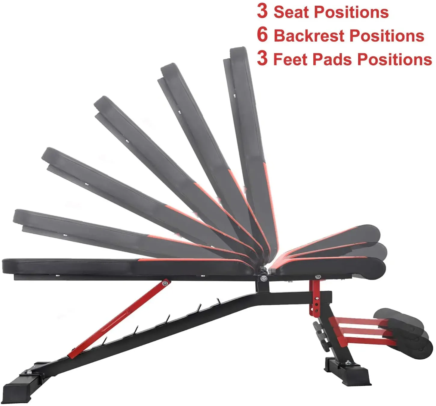 Adjustable Weight Bench for Full Body Workout Marshal Fitness