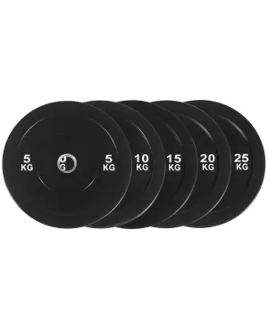 Black Bumper Plate Orbit Fitness