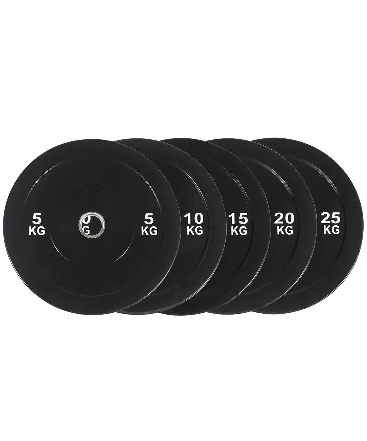 Black Bumper Plate Orbit Fitness