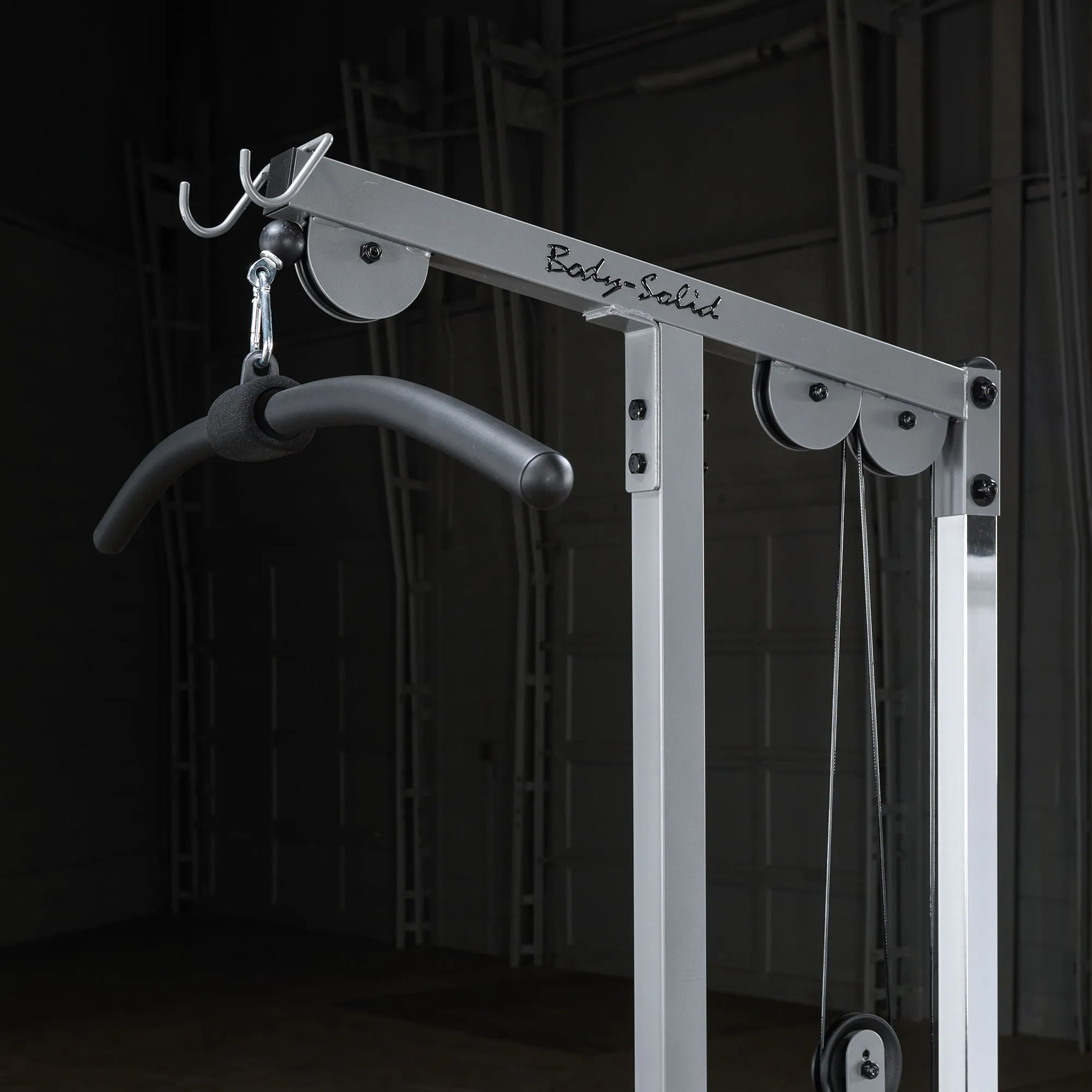 Body Solid Pro Lat Pulldown Low Row Machine (Plate Loaded) - GLM83
