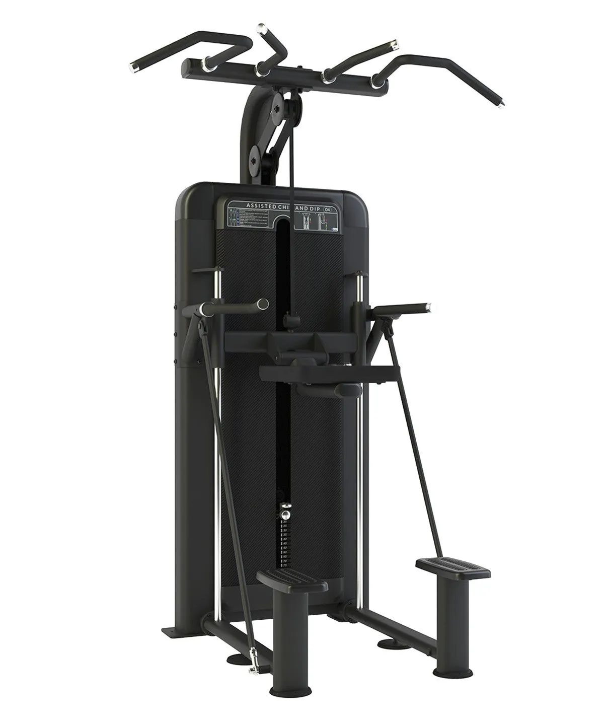 Club Line Assisted Chin and Dip Weight Stack Tower Orbit Fitness