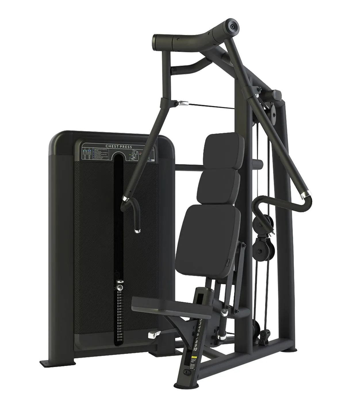 Club Line Chest Press (Converging Axis / Independent Arm) Weight Stack Tower Orbit Fitness