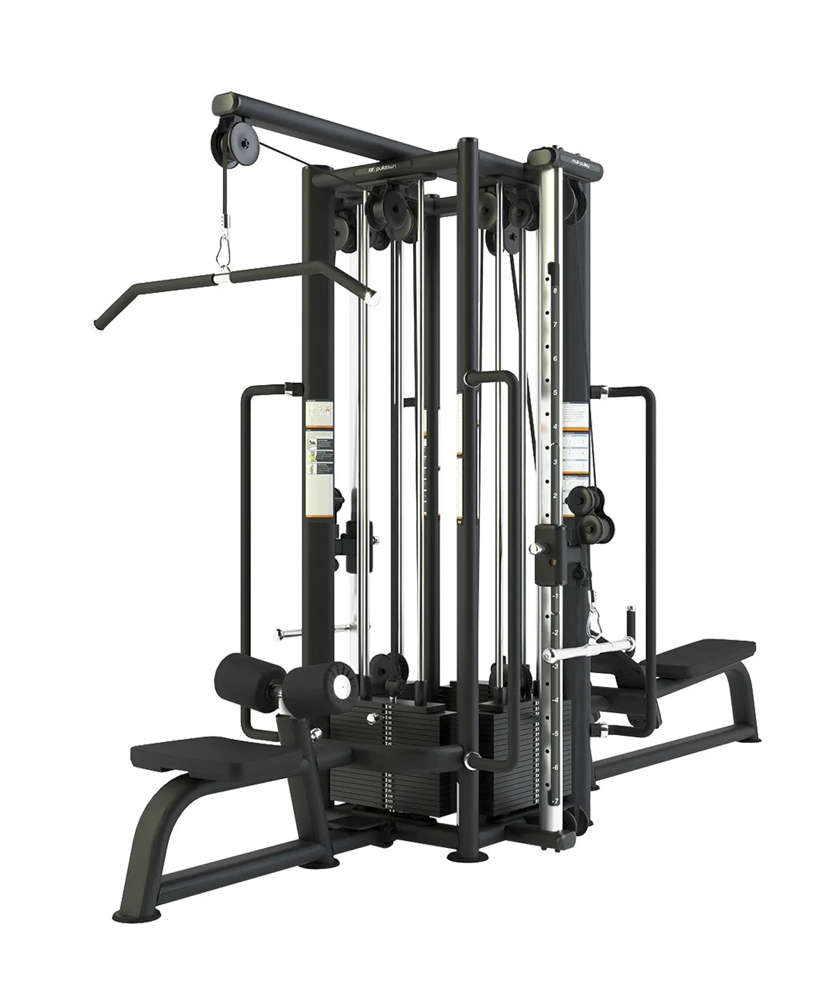 Club Line Four-Station Weight Stack Towers Orbit Fitness