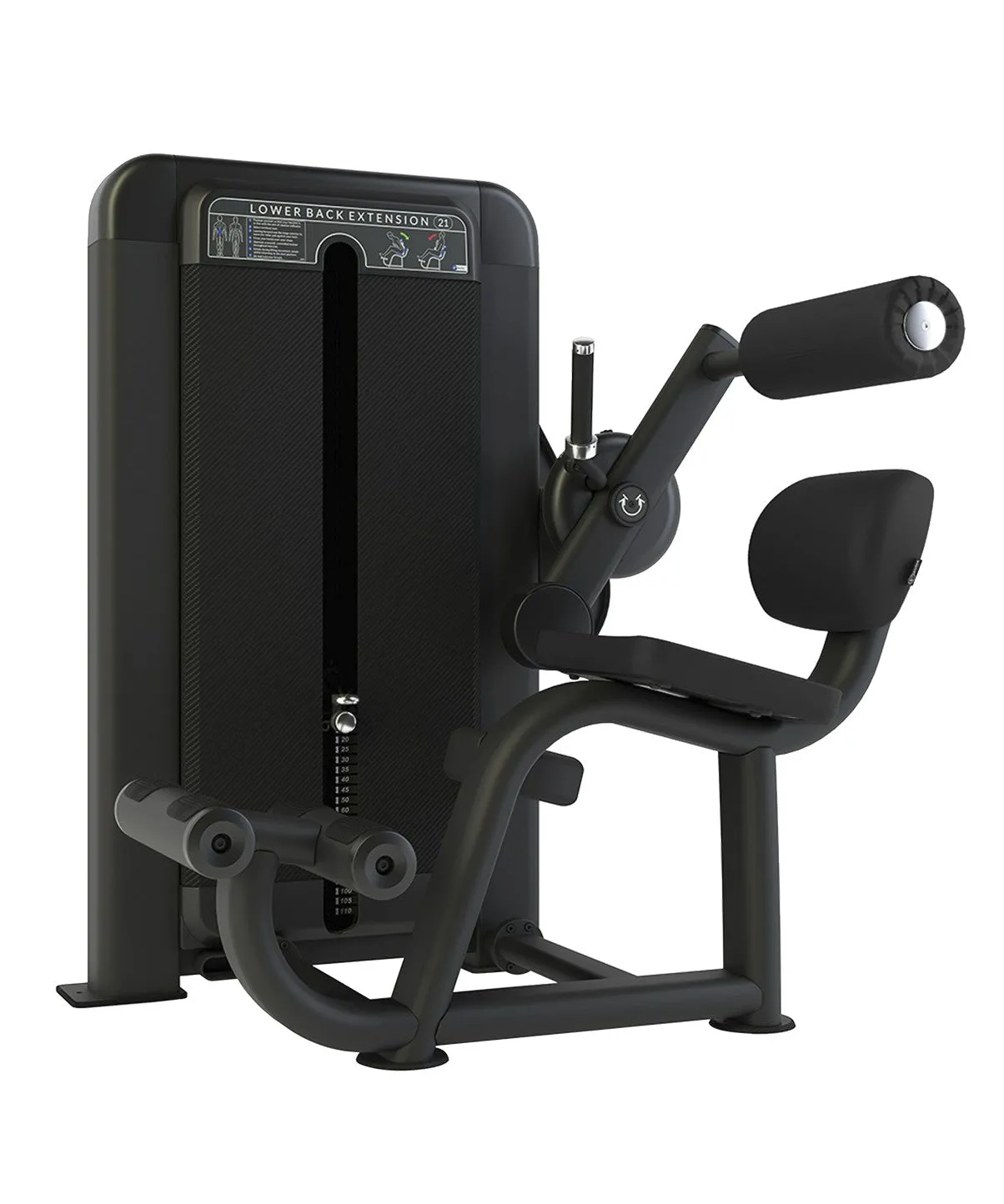 Club Line Lower Back Extension Weight Stack Tower Orbit Fitness
