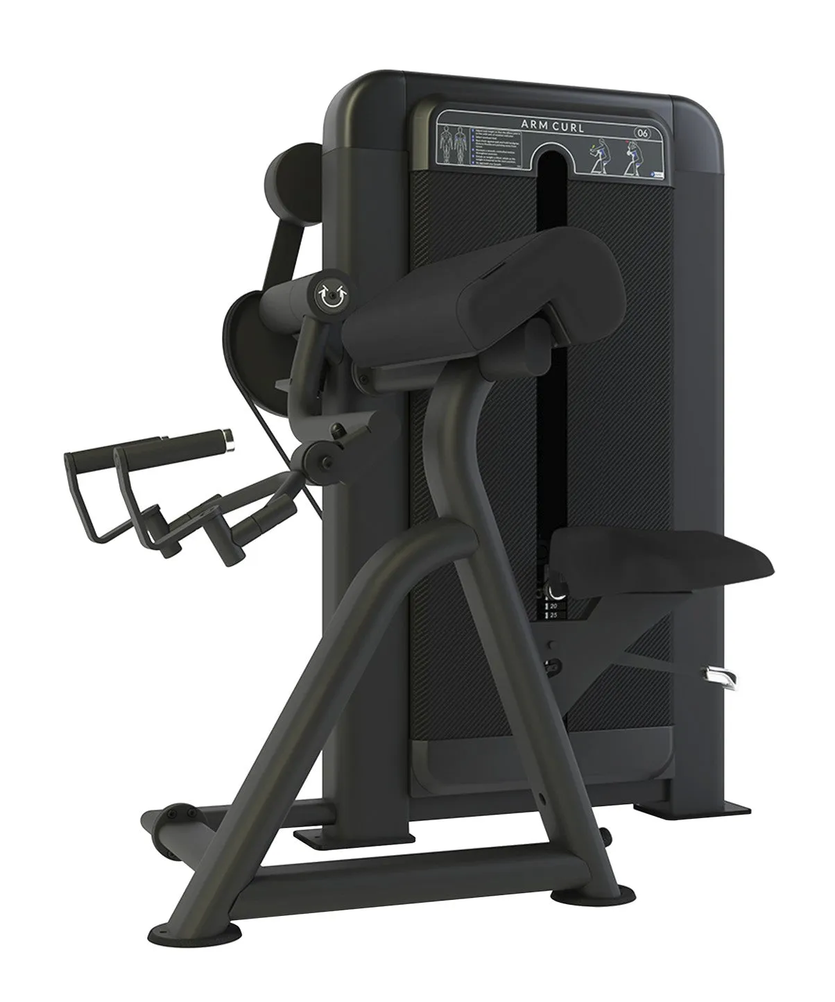 Club Line (Preacher) Arm Curl (Dependent Arm) Weight Stack Tower Orbit Fitness