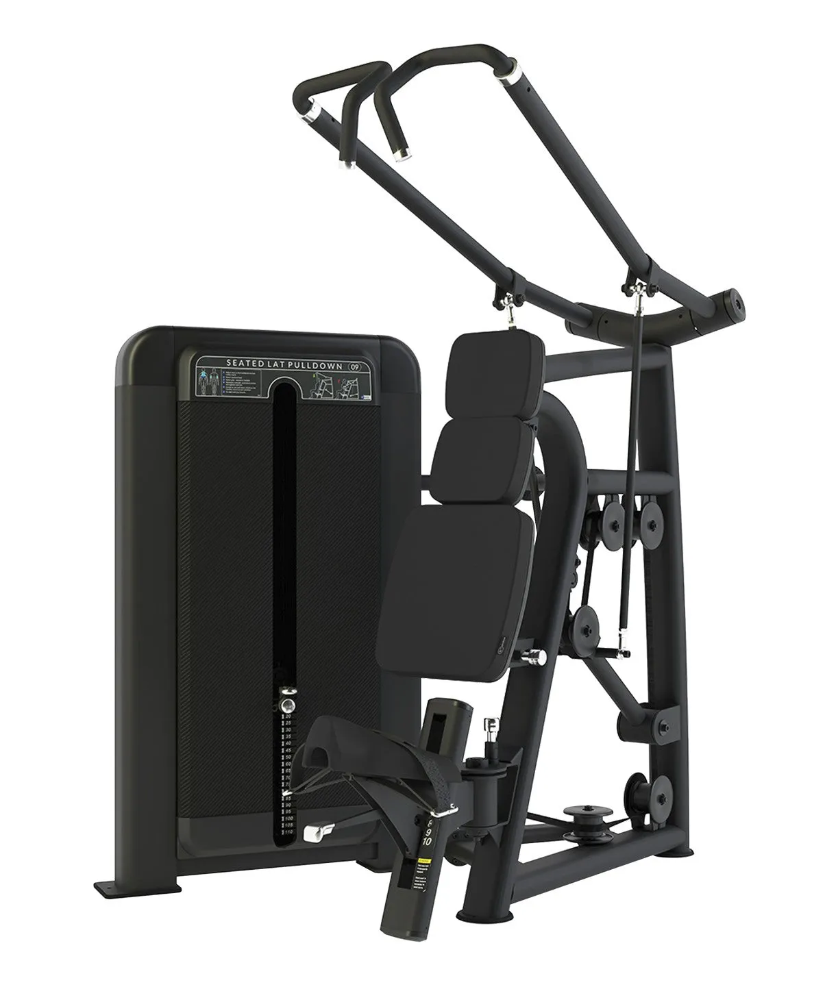 Club Line Seated Lat Pulldown (Converging Axis) Weight Stack Tower Orbit Fitness