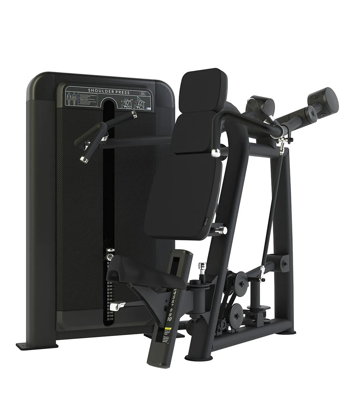 Club Line Shoulder Press (Converging Axis) Weight Stack Tower Orbit Fitness