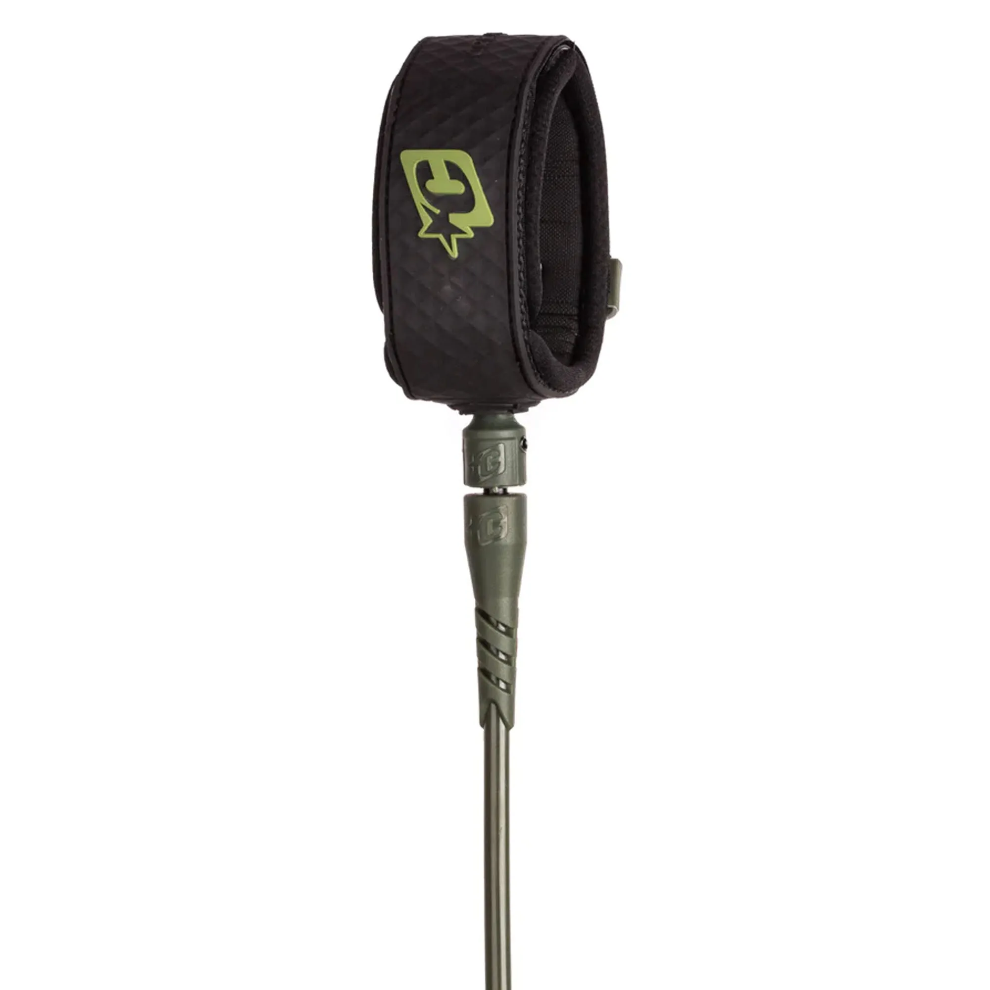 Creatures of Leisure Longboard Ankle Surfboard Leash - 9'/Military Black