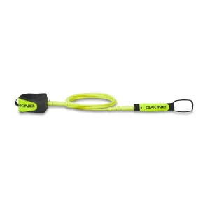 Dakine Kaimana Pro Comp Surfboard Leash - 6' x 3/16"/Lime