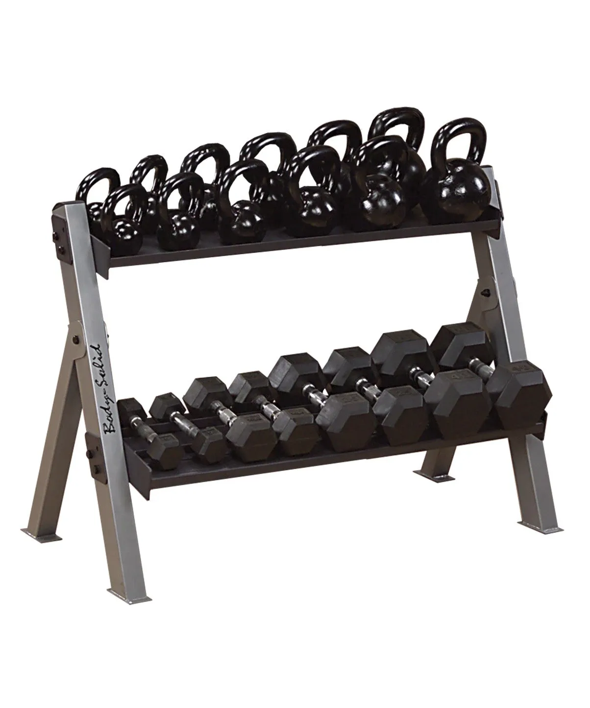 Dumbbell / Kettlebell Rack Orbit Fitness