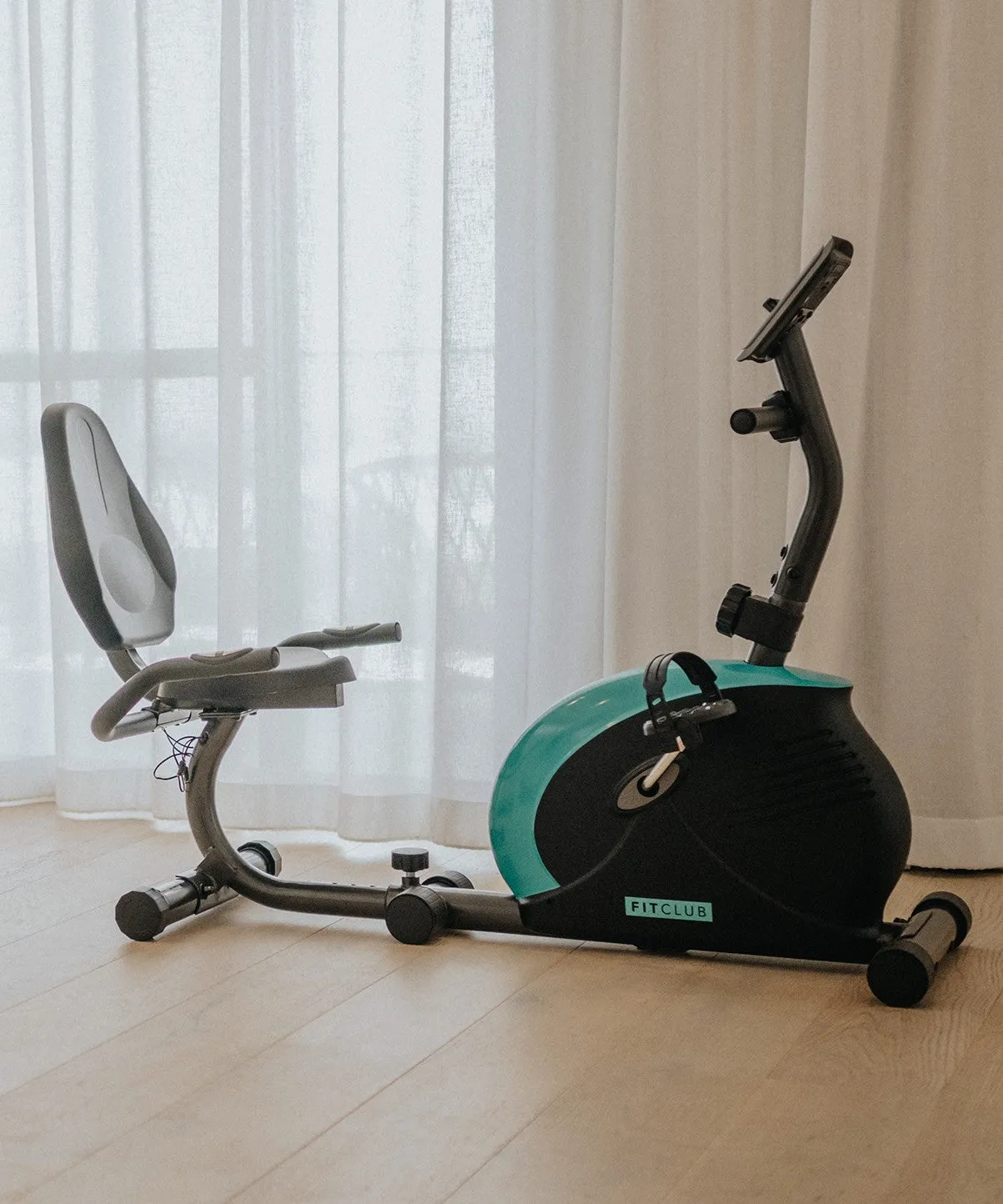 FitClub Recumbent Exercise Bike Orbit Fitness