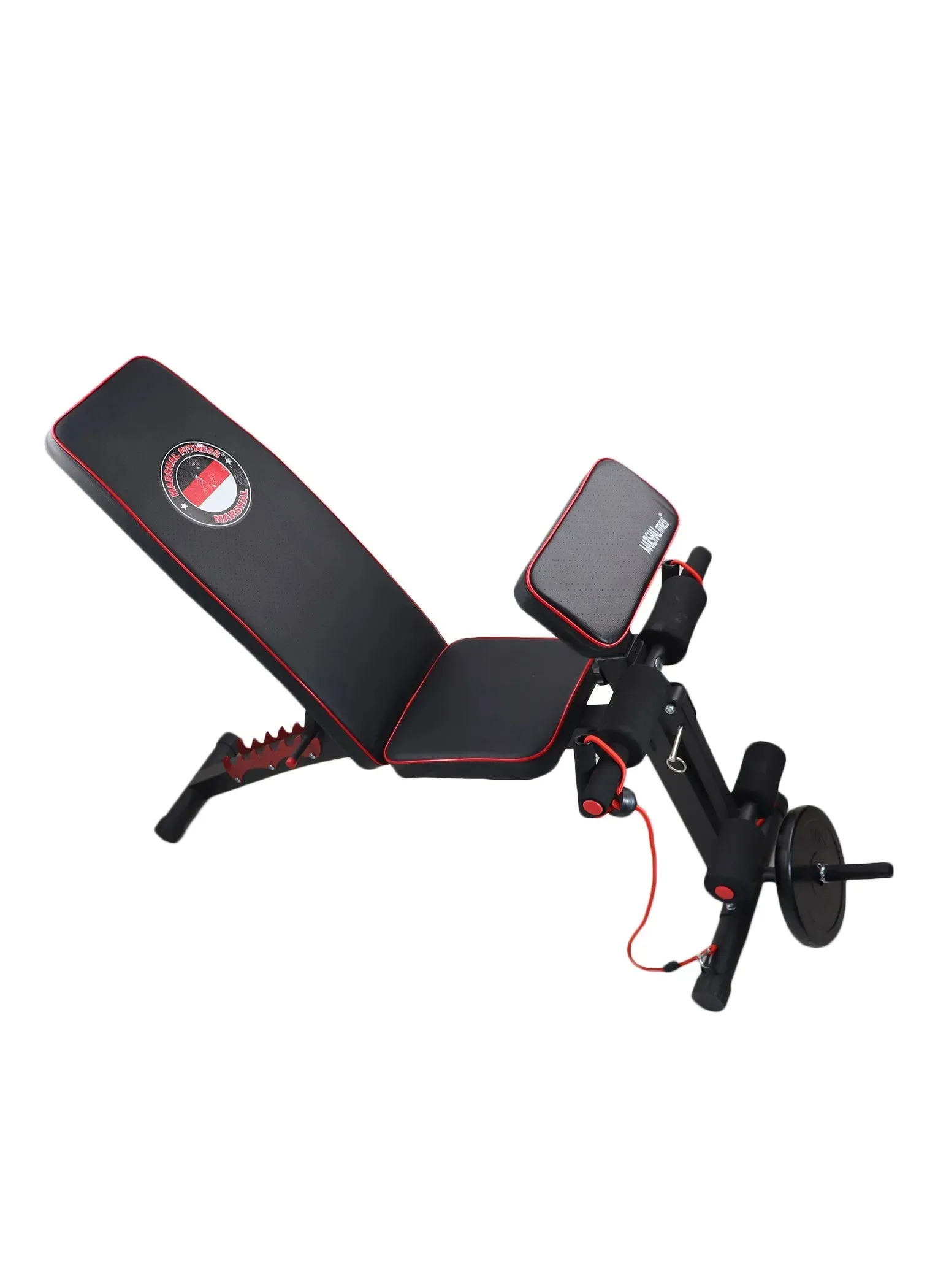 Foldable / Adjustable Dumbbell Weight Lifting Sit Up Ab Bench Home Training Gym Marshal Fitness