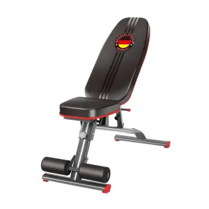 Foldable Adjustable Utility Bench for Home Gym | Max User Weight 150kg Marshal Fitness