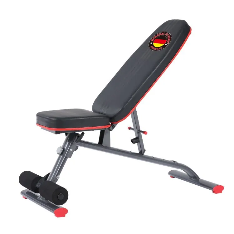 Foldable Adjustable Utility Bench for Home Gym | Max User Weight 150kg Marshal Fitness