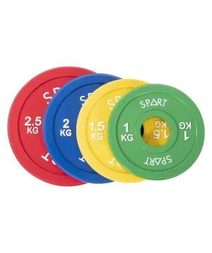 Fractional Urethane Bumper Plate Set Orbit Fitness