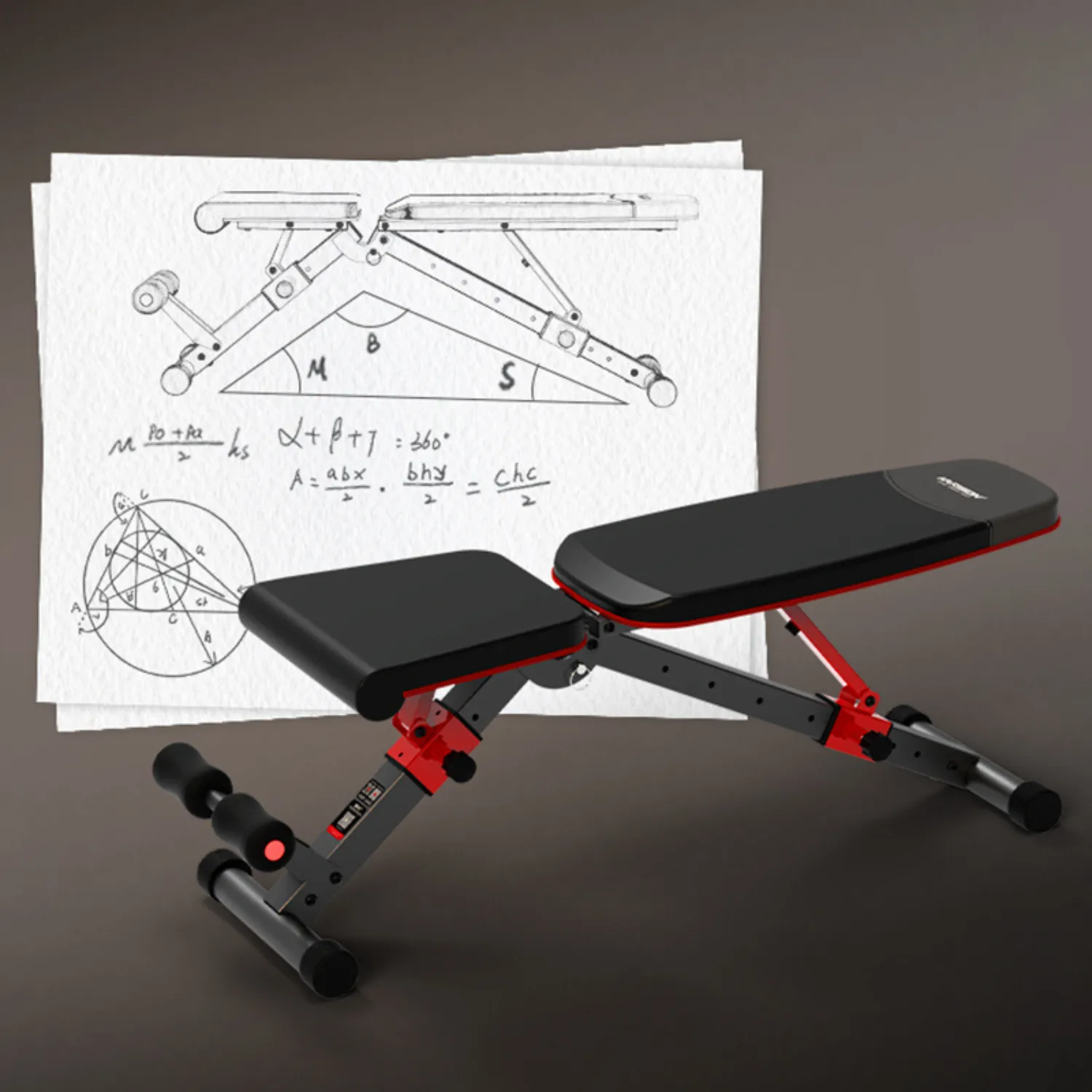 Harison HR-608G Folding Light Duty Exercise Bench