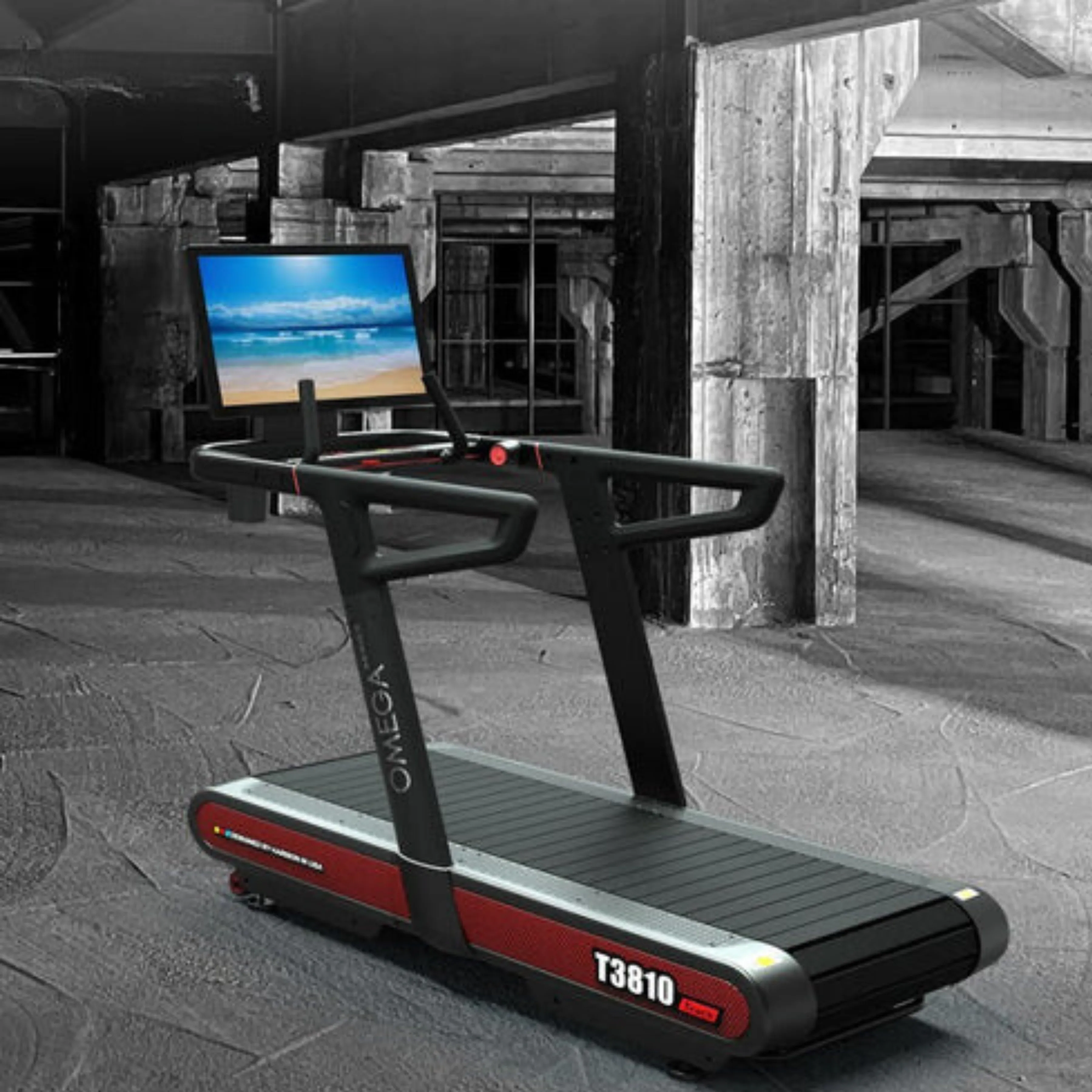 Harison Omega HR-T3810 Track Full-track Intelligent Treadmill - Run   Sled Push   Vibration Plateform
