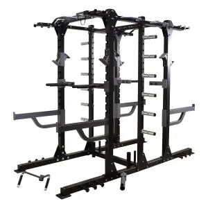 Muscle Motion 8-GEN Commercial 2 Station Half Rack With Storage PR8000I