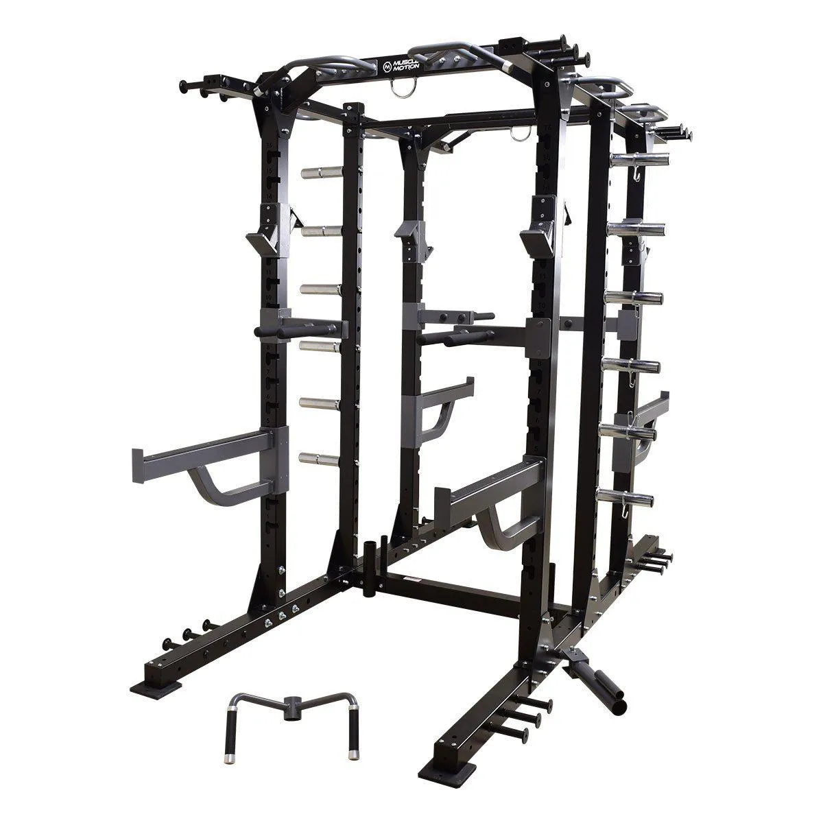 Muscle Motion 8-GEN Commercial 2 Station Half Rack With Storage PR8000I