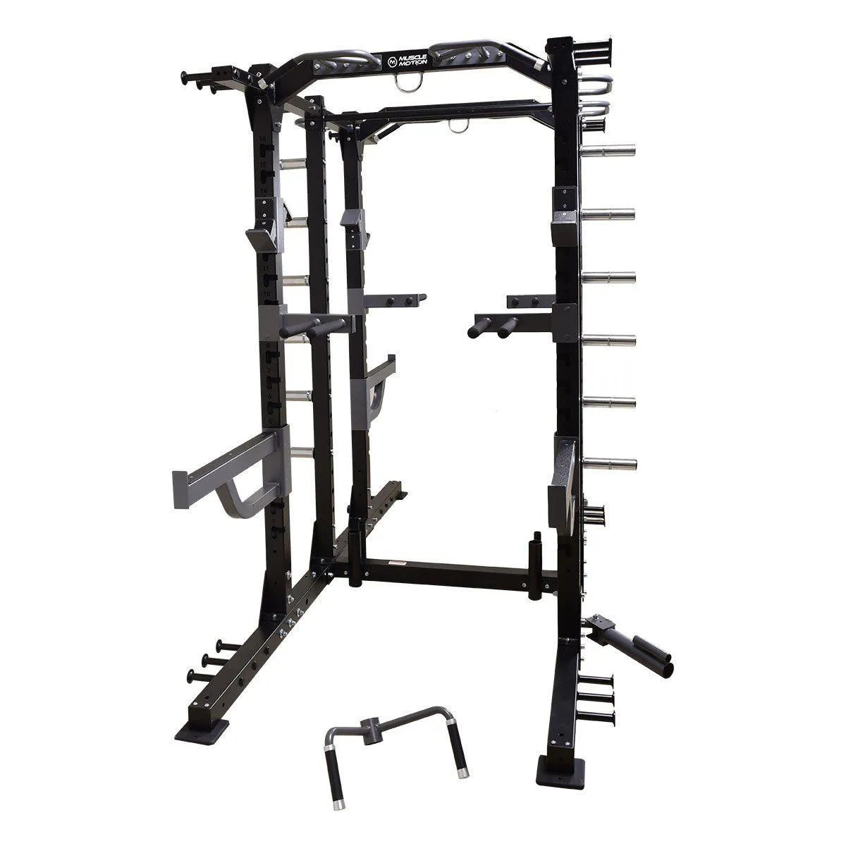 Muscle Motion 8-GEN Commercial 2 Station Half Rack With Storage PR8000I