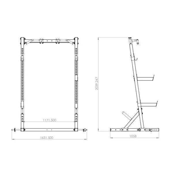 Muscle Motion Half Rack