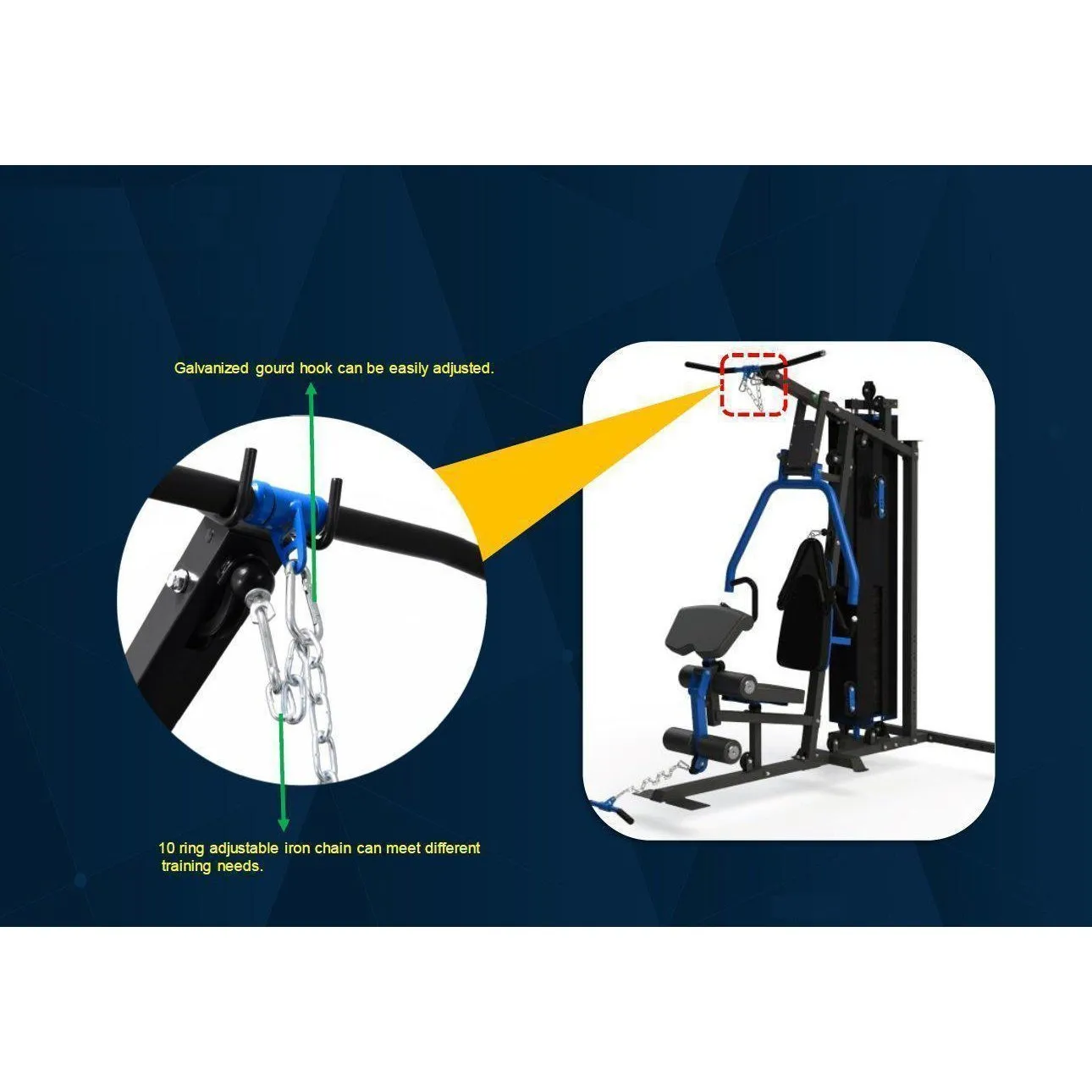 Muscle Motion Light Commercial 3 Station Home Gym   Pec Dec   VKR MSG1000ACD