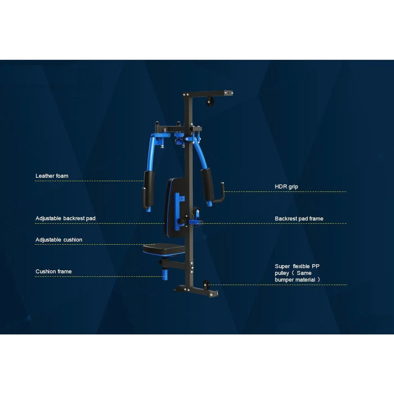 Muscle Motion MSG1000ABC Light Commercial 3 Station Home Gym