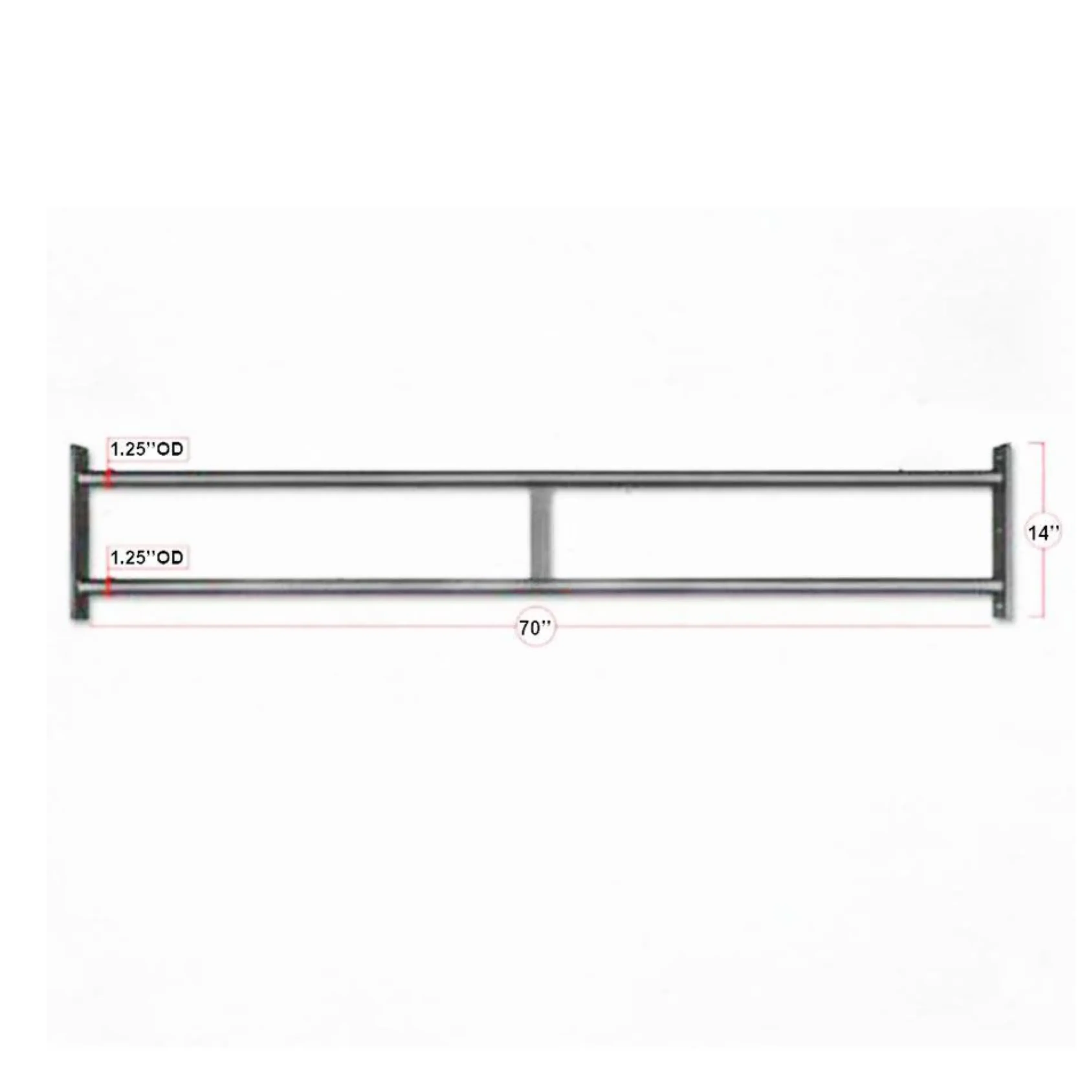 Muscle Motion RIG Double Pull Up Bar 180cm