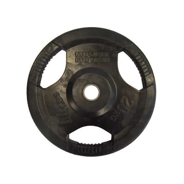 Muscle Motion Rubber Coated Olympic Weight Plates