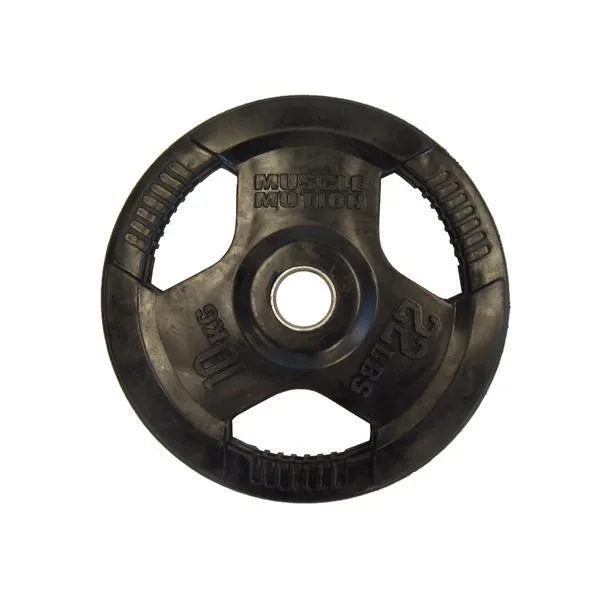 Muscle Motion Rubber Coated Olympic Weight Plates