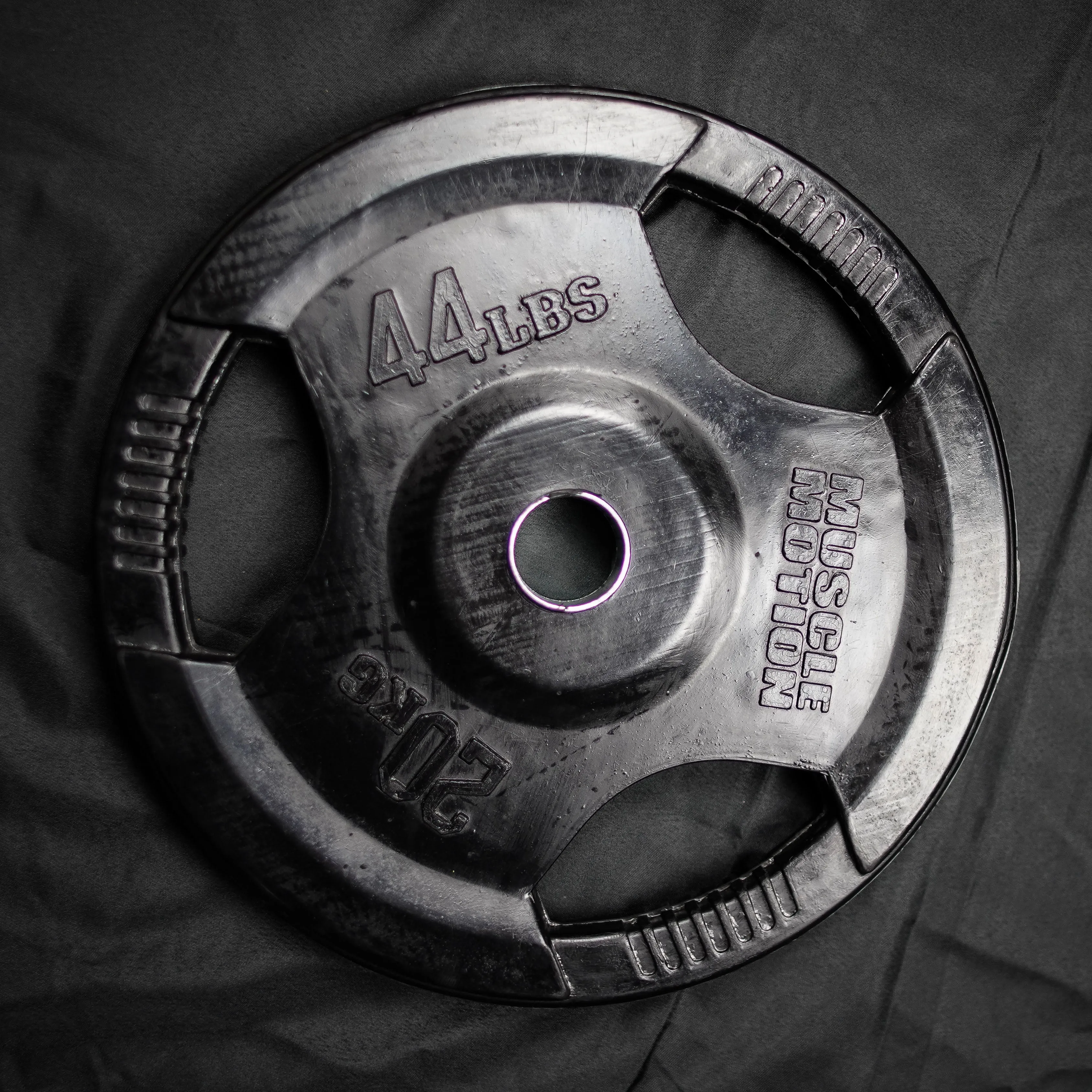 Muscle Motion Rubber Coated Olympic Weight Plates