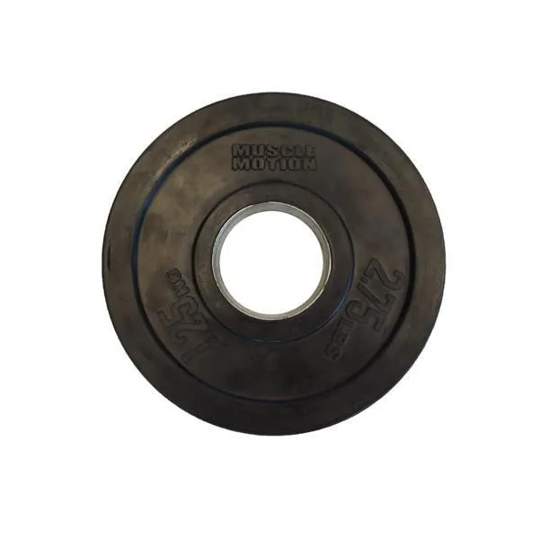 Muscle Motion Rubber Coated Olympic Weight Plates