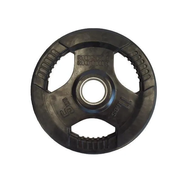 Muscle Motion Rubber Coated Olympic Weight Plates