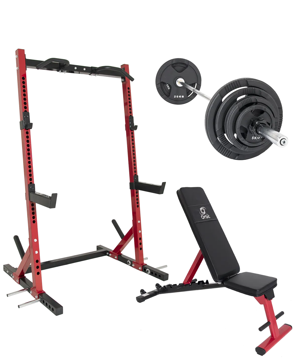 OBB007R_PKG_G Max Squat Rack Packages Orbit Fitness