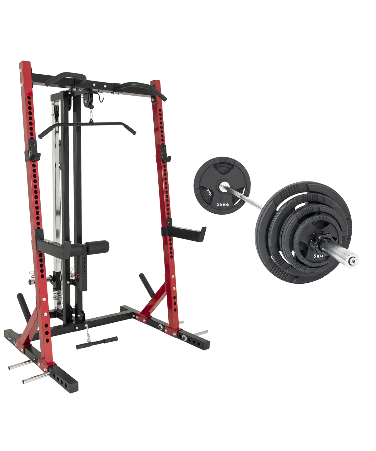 OBB007R_PKG_I Max Squat Rack Package Orbit Fitness