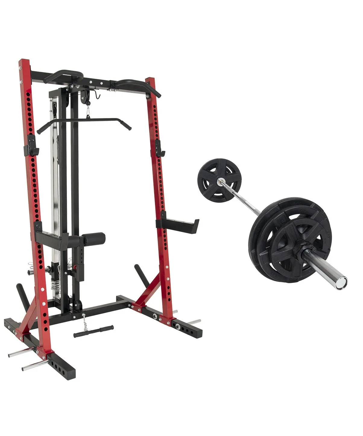 OBB007R_PKG_N Max Squat Rack Package Orbit Fitness