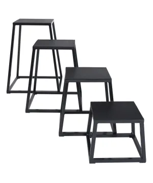 Plyometric Boxes Set of 4 - Steel Orbit Fitness
