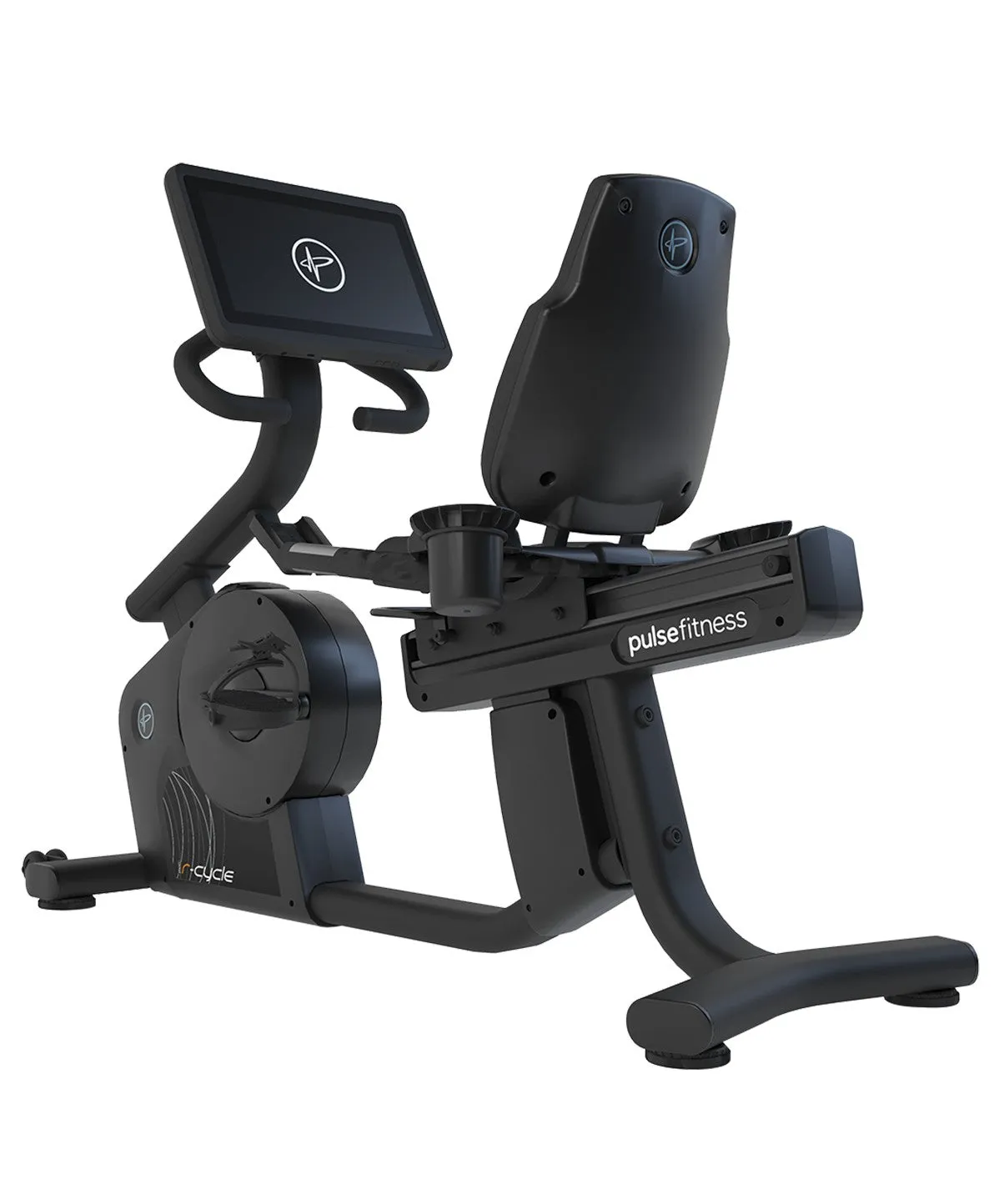 R-Cycle Series Premium Recumbent Cycle with 18.5" Touchscreen Console Orbit Fitness