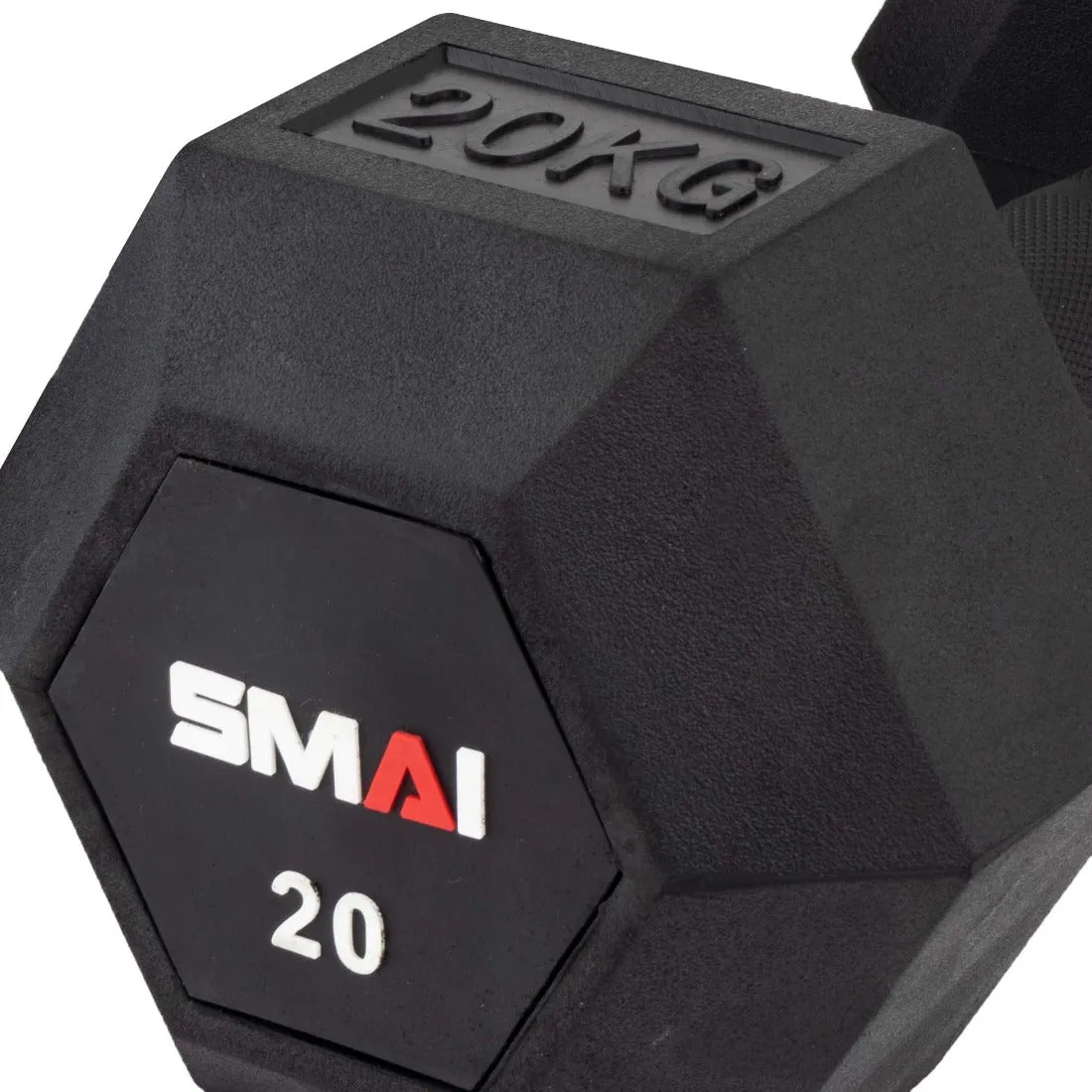 Rubber Hex Dumbbells - (Pair) Apex Smai