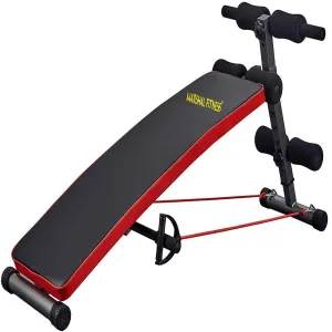 Sit Up Bench Gym Exercise Decline Adjustable Workout Bench Foldable Fitness Training Ab Crunch Newer Version Marshal Fitness