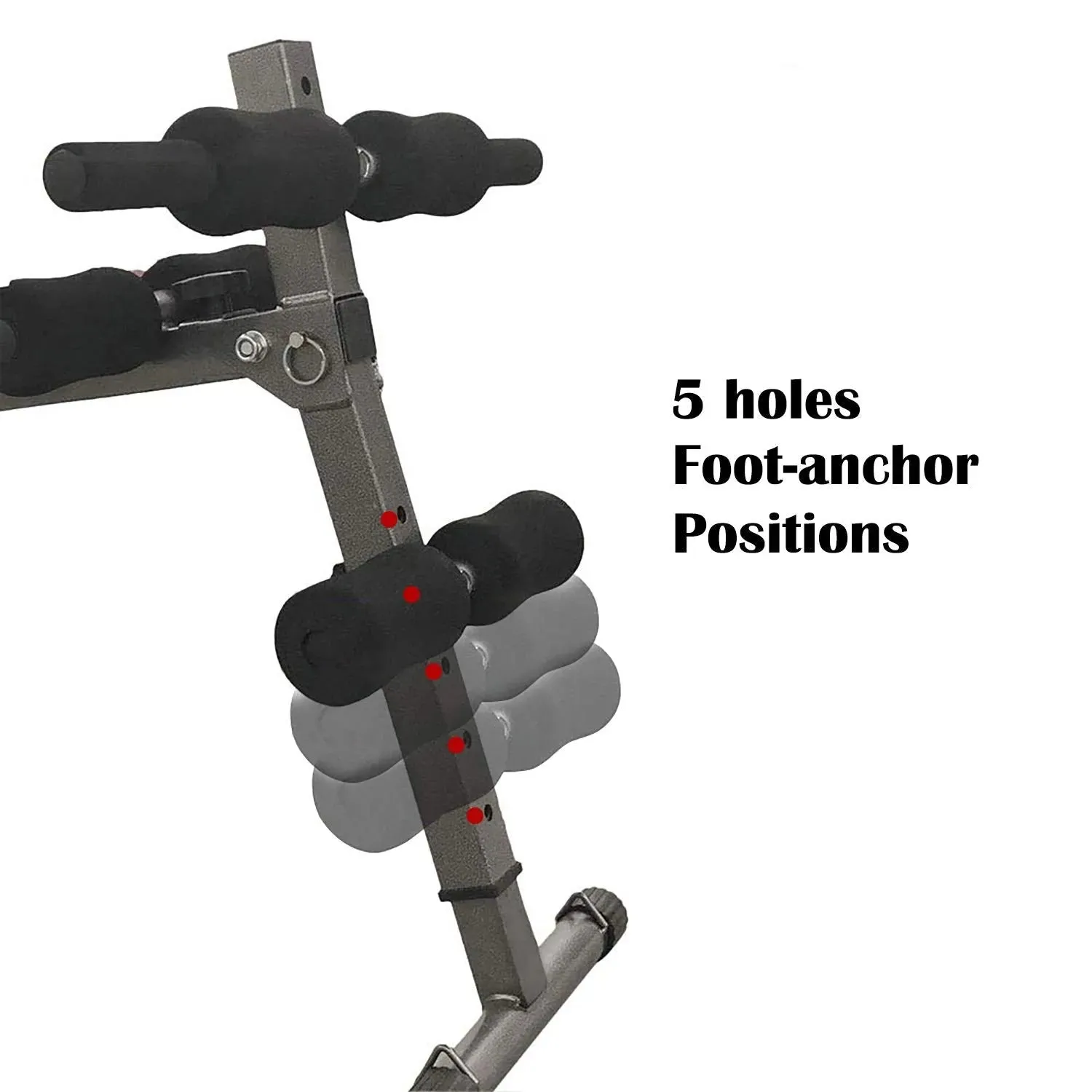 Sit Up Bench Gym Exercise Decline Adjustable Workout Bench Foldable Fitness Training Ab Crunch Newer Version Marshal Fitness