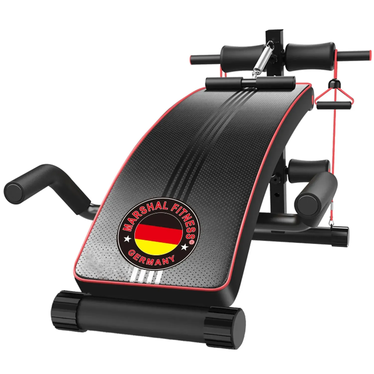 Sit Up Bench Gym Exercise Decline Adjustable Workout Bench Marshal Fitness