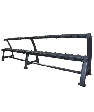 SPART Double Tier Dumbell Rack - 12 Pair Orbit Fitness