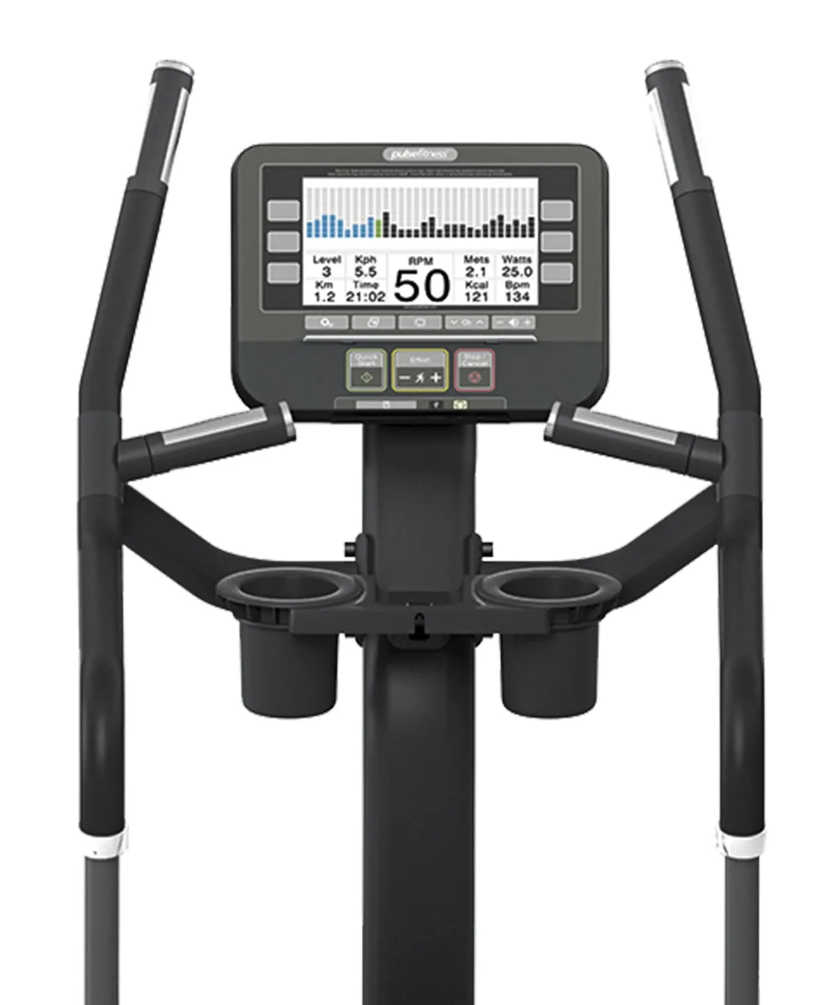 Step Series Club Line Independent Stepper with 10.1" Tactile Key Console Orbit Fitness